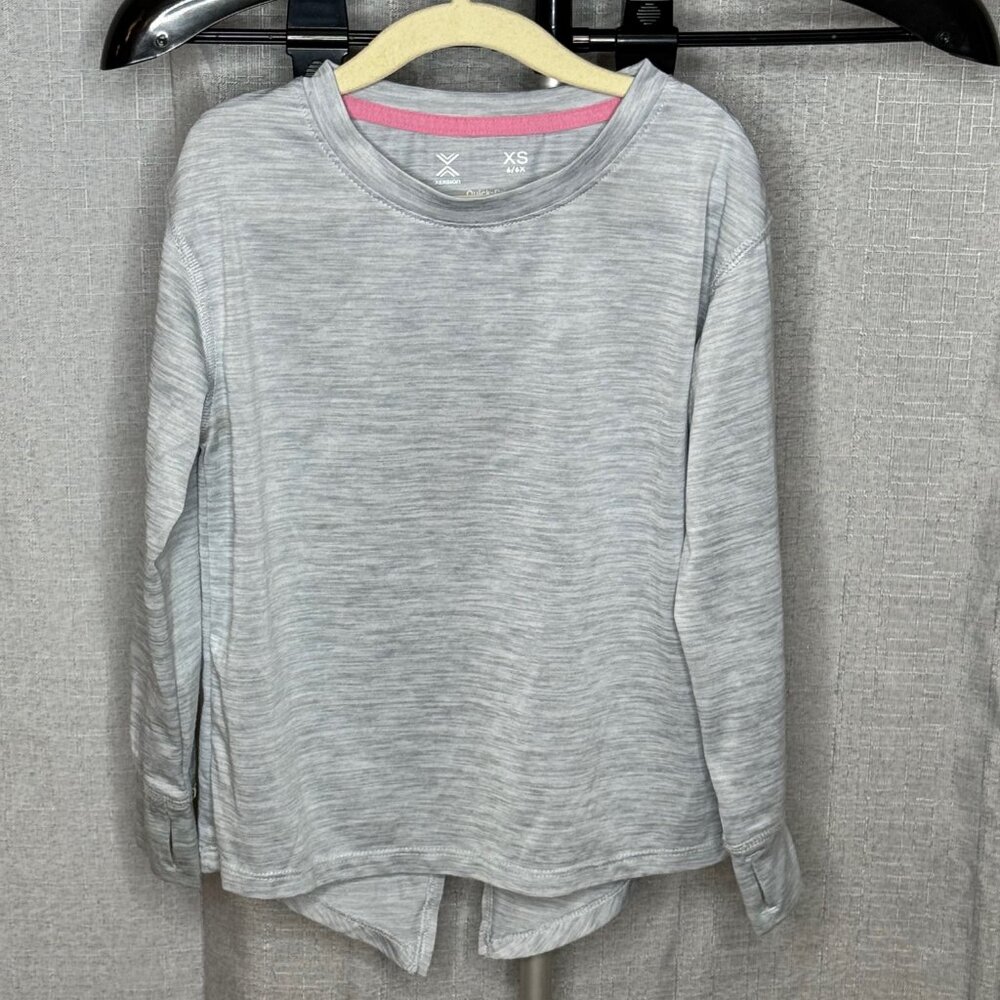 Xersion - Girls Long Sleeve Dri Fit Active Shirt - Size XS